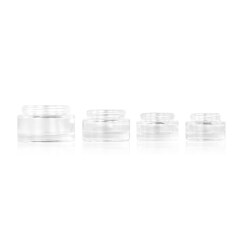 20g 30g 50g 100g clear cosmetic packaging skin care cream jar with screw top lid