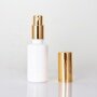 30mL Leakproof Cosmetic Glass Lotion Bottle with Internal Pump for Skin & Hair