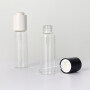 exquisite white button press dropper cover transparent glass bottle essential oil essence dispensed empty bottle
