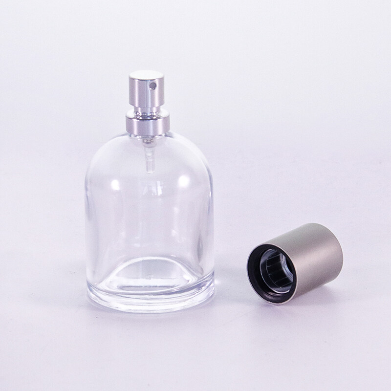 100ml 50ml 30ml spot clear glass bottle empty spray perfume bottle can be customized color in stock