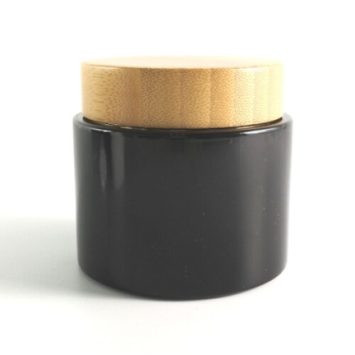 200ml Wooden Lid Glass Jar with Bamboo Lid Glass Jar 200ml