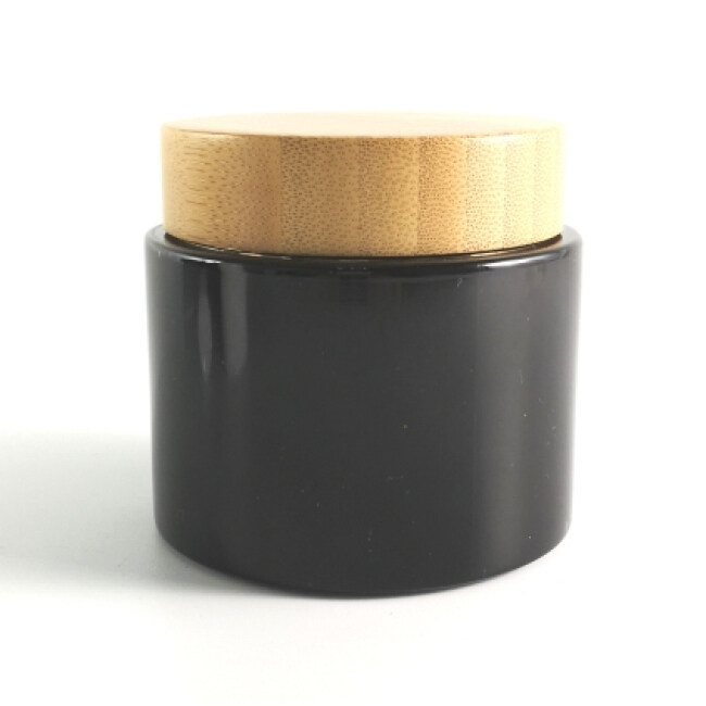 200ml Wooden Lid Glass Jar with Bamboo Lid Glass Jar 200ml