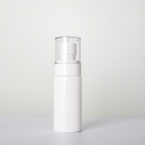 High Quality Opal White Glass Bottle And Jar For Skincare, flat shoulder empty 10ml 30ml 50ml luxury white glass bottle