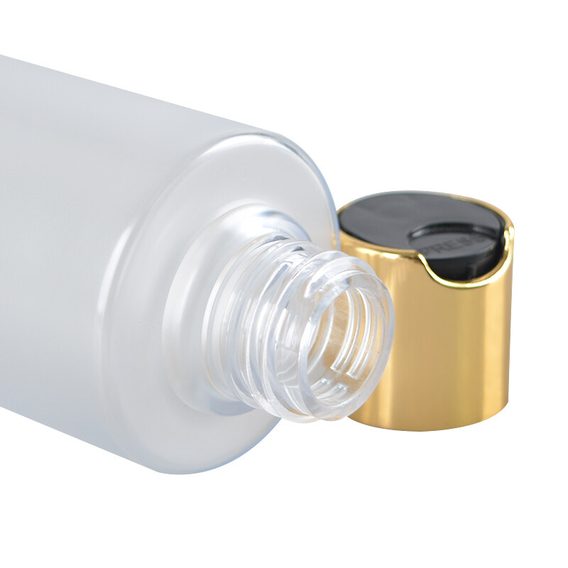 Hot sale transparent  plastic lotion pump bottles containers for skincare