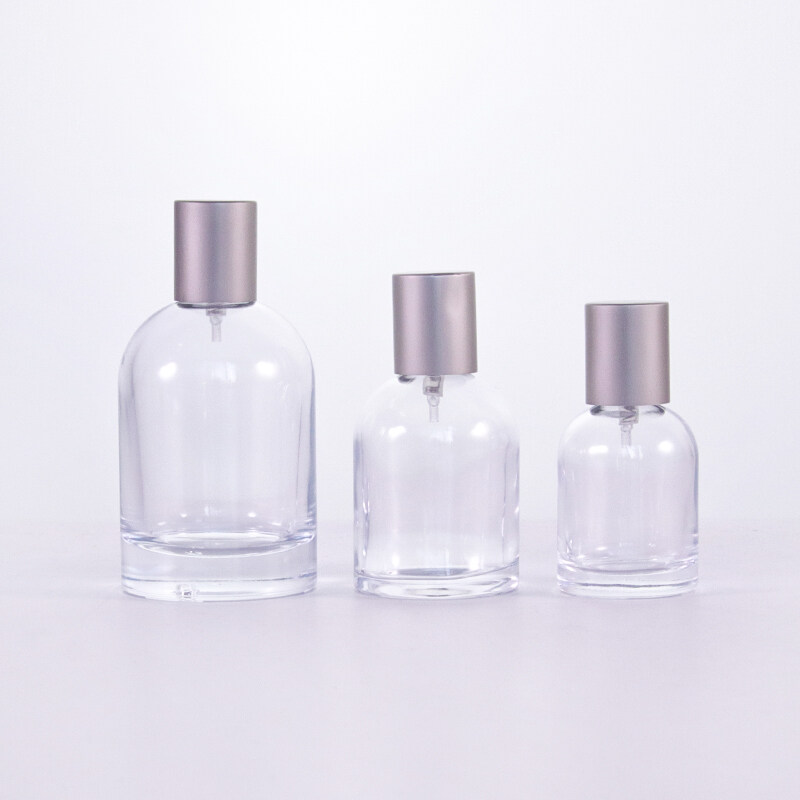 100ml 50ml 30ml spot clear glass bottle empty spray perfume bottle can be customized color in stock