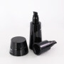 Skincare and Cosmetic 40ml 50g Luxury Black Glass Serum lotion Bottle With silver Dropper/Pump, black Cream Jar