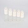 Glass dropper bottles with white cap for cosmetic essential oil glass bottles  empty cosmetic containers and packages