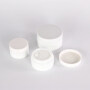Skin care 15ml opal white slant shoulder cream cosmetics glass jar packaging ceramic jar for container