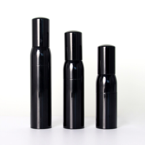Premium Black Aluminum Shell Spray Bottle Travel Pack Fine Mist Face Makeup Toner Empty Bottle
