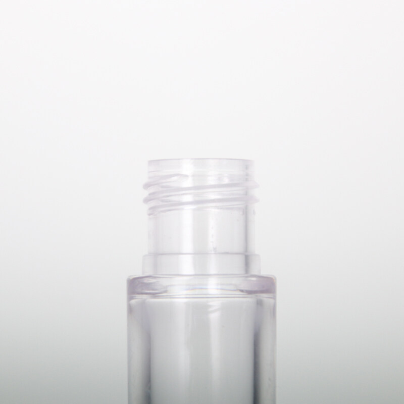 High-grade environmentally friendly plastic lip gloss bottle natural bamboo wood cover lip gloss lip glaze empty bottle