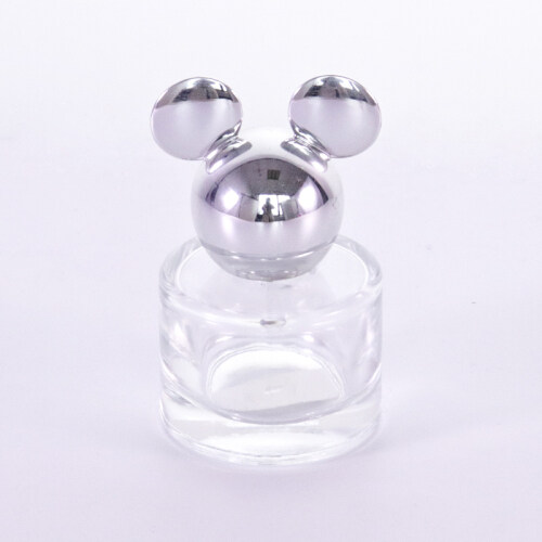 30ml 50ml 100ml glass spray perfume bottle special model metallic with  mickey plastic cap