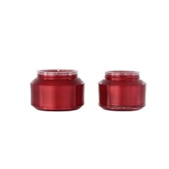 15g 30g red acrylic plastic cosmetic face cream jar