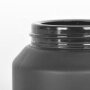 matte black jars matte black glass cosmetic jars black matte jar
