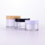 100g 120g 150g  PET  Plastic Cream Jar  Double Wall with colored Lid for Lotion Creams Toners lip Balms Makeup Samples