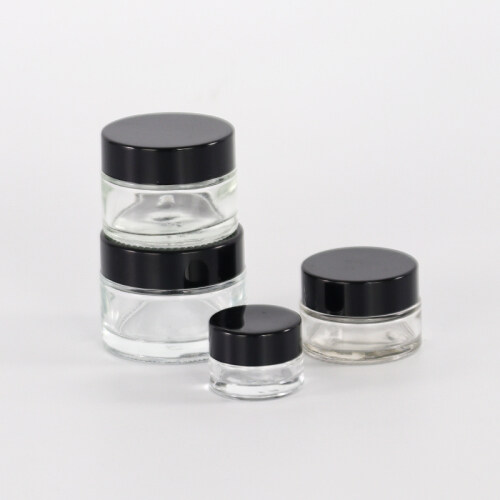 Factory High Quality 30ml 1oz Clear Cosmetic Cream Glass Jar