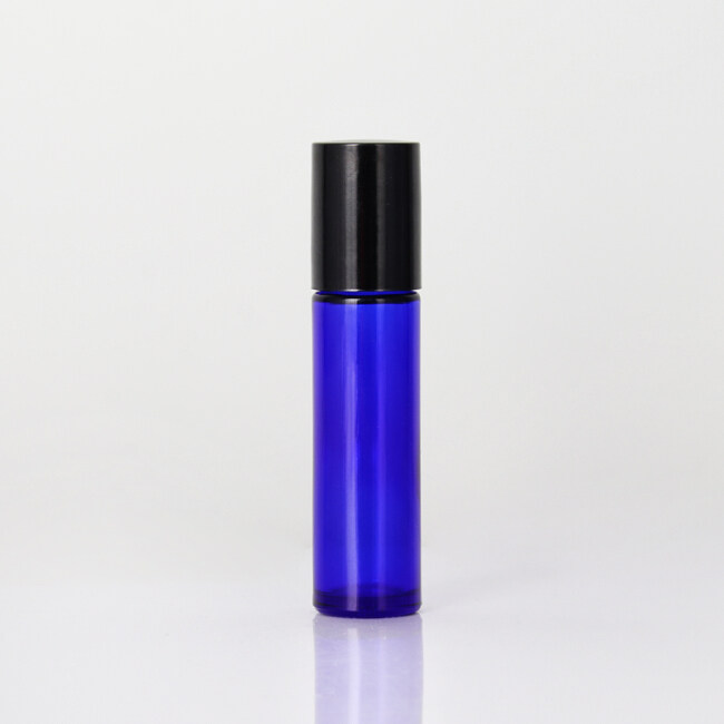 Portable 10ml Blue glass Essential Oil Bottle Thick Glass Distributed Empty Bottle