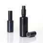 Wholesale Black Glass Essential Oil lotion pump Bottle  10ml 15ml 30ml 50ml 100ml