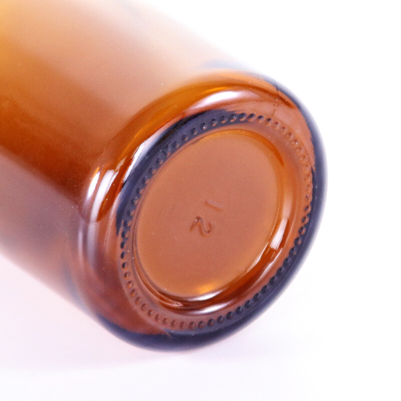 Luxury amber glass pump bottle brown serum glass bottle with pump amber sprayer bottle