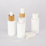 10ml white opal cosmetic glass ceramic whiteware lotion bottle