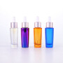 Luxury essential oil bottle 20ml thick bottom dropper glass bottle for serum and essential oil
