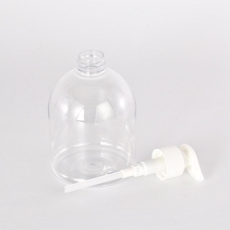 500ml 16oz clear PET plastic dispenser pump shampoo bottle weight
