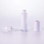 40ml glass serum bottle opal white serum bottle with plastic lid slant shoulder serum bottle