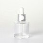 New clip on glass serum bottle cylinder shape glass essential oil bottle with clip dropper