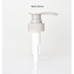 Neck 32mm plastic lotion pump for cosmetic skincare  bottle which can be customized