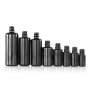 Ready to ship high quality natural black glass bottle, cosmetic packaging for glass bottle