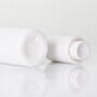 30ml flat shoulder press dropper opal white glass bottle for essential oil serum