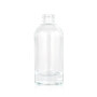 Transparent glass dropper bottle with gold aluminum pipette 50ml essential oil bottle