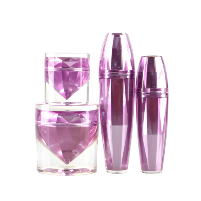 15g 50g 30ml 60ml luxury cosmetic packaging containers acrylic diamond cream jar and bottle