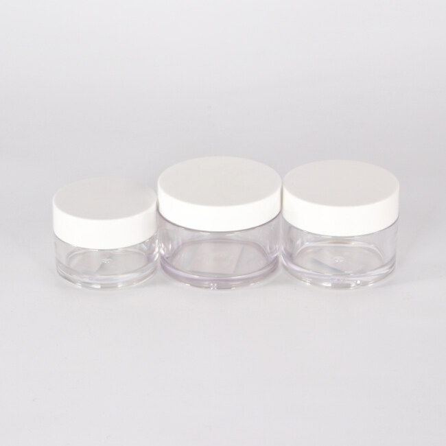 Thick bottom PETG plastic cosmetic cream jar cosmetic plastic jar packaging container