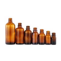 Hochwertige 15 ml 20 ml 30 ml 50 ml 100 ml leere Tropfflasche Bernsteinfarbene ätherische Ölglasflasche