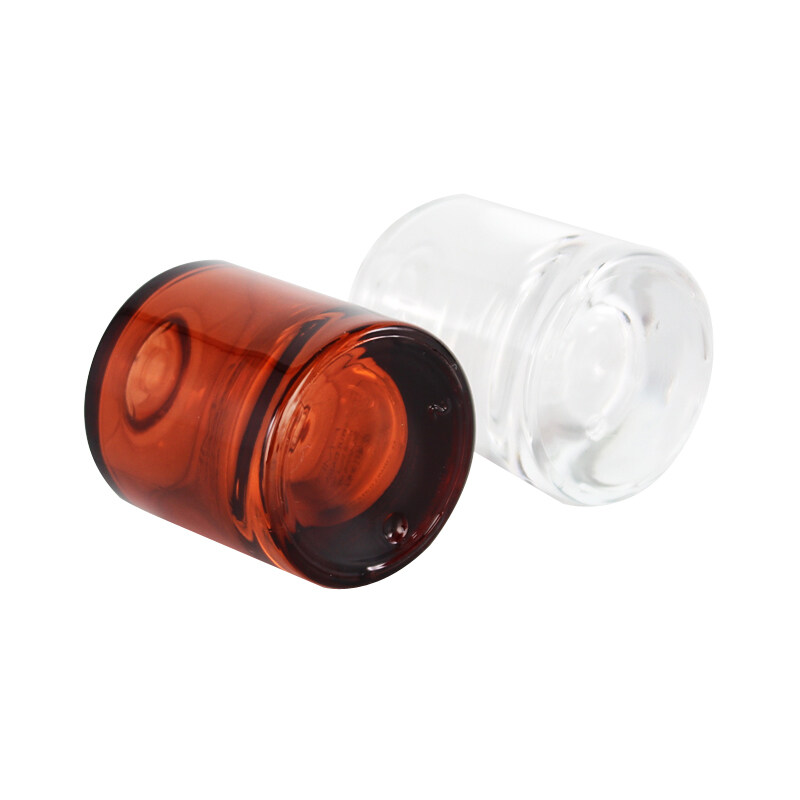 30ml 50ml Clear Essential Oil Glass Dropper Bottle with Plastic Cap,painted color glass bottle