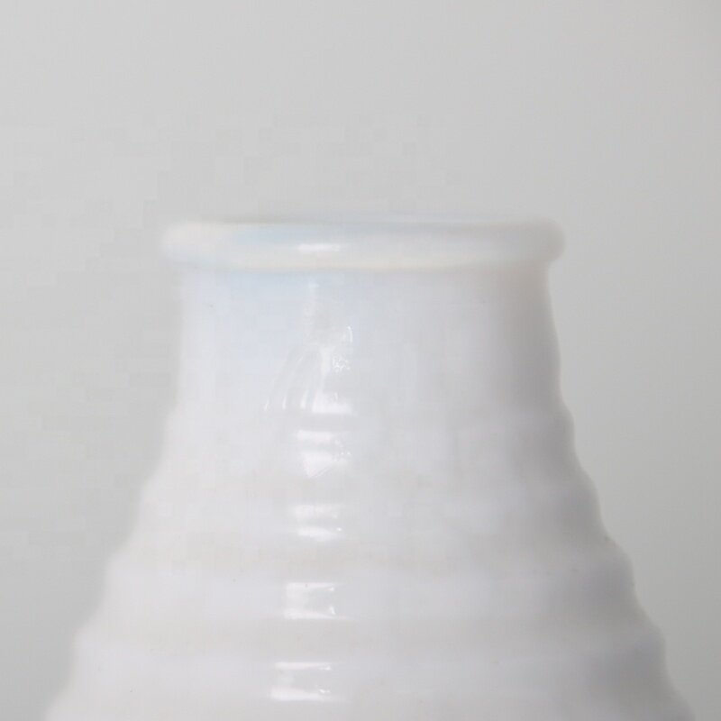 Chinoiserie Ceramic Like White Reed Diffuser Bottles Wholesale
