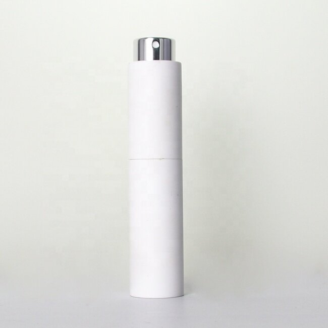10ml refillable perfume atomizer knob style white perfume spray bottle custom design