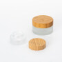 High quality china factory professional bamboo cosmetic packaging set bamboo jar