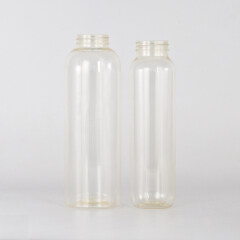 Großhandel 300 ml 500 ml PET-Plastikflaschen Plastiktrinkflaschen mit Aluminiumdeckeln für flüssiges Trinken von Saftwassertee