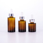 New arrival luxury essential oil container amber glass dropper bottle essential oil dropper bottle