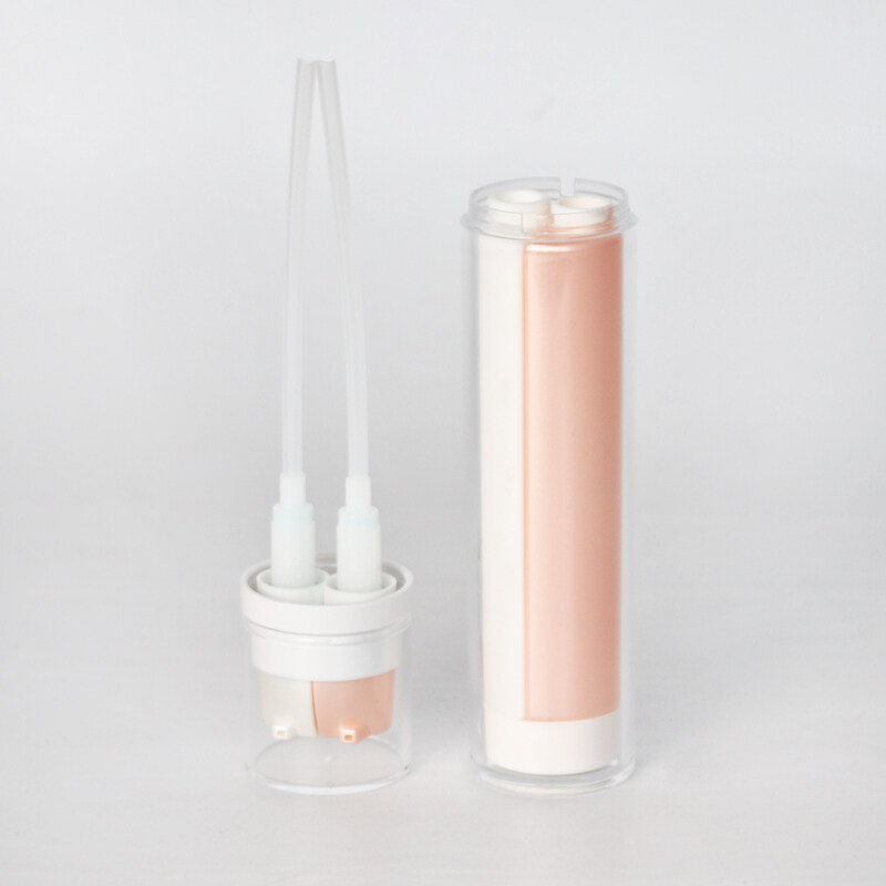 50ml new style two pumps plastic bottle can  be used for the lotion or serum