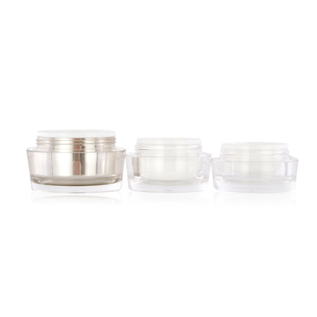 Low Price Wholesale Small Plastic Jar Container 50ml With Screw Top Lids