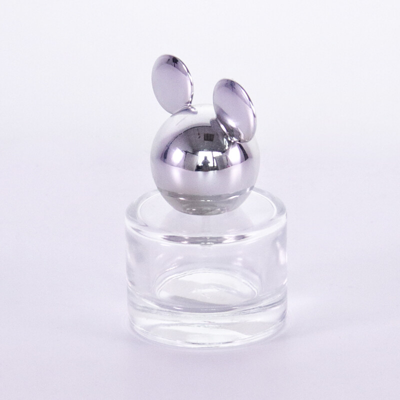 30ml 50ml 100ml glass spray perfume bottle special model metallic with  mickey plastic cap