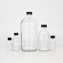 Manufacture Customized 15ml 30ml 60ml 120ml clear Boston Round Essential Oil Glass Dropper Bottle