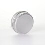 50ml round aluminum jar for skin care cream silver jar wholesale with custom design