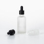 cosmetic packaging 15ml 30ml 50ml frosted clear glass bottle dropper 30 ml serum bottle