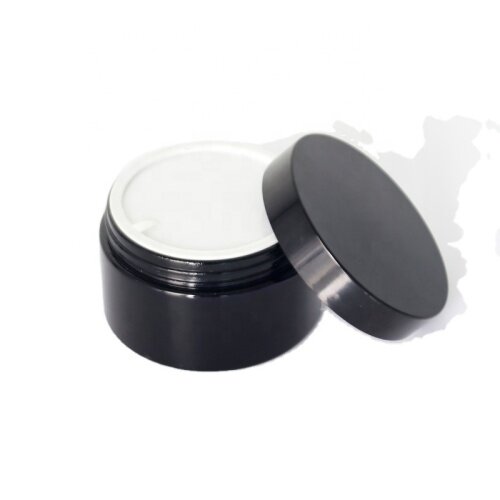 Dark Violet Luxury Cosmetic Container Wide Mouth Cream Jars for Sale