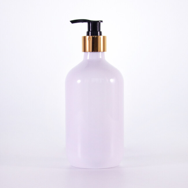 500ml White color Plastic Shampoo Bottles with Pump Dispenser for Hand Lotion Shampoo Conditioner Hand Wash