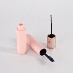 Customized color plastic eyeliner and mascara bottle with customized design