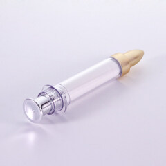 New Design Acrylic smeared skincare tube water light needle cosmetic bottle for medical beauty salon essence syringe
